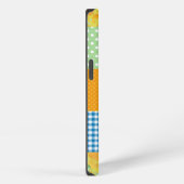 Daffodils iPad Mini Case, Land Faux-Patchwork iPhone Hoesje (Rechterkant)
