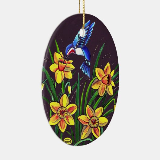 Daffodils Keramisch Ornament (Rechts)