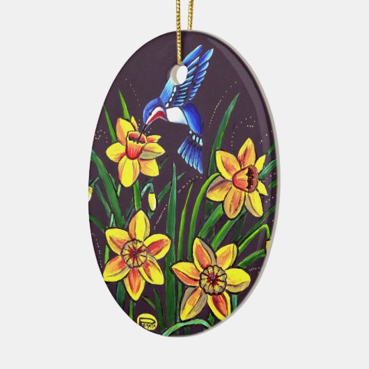 Daffodils Keramisch Ornament (Links)