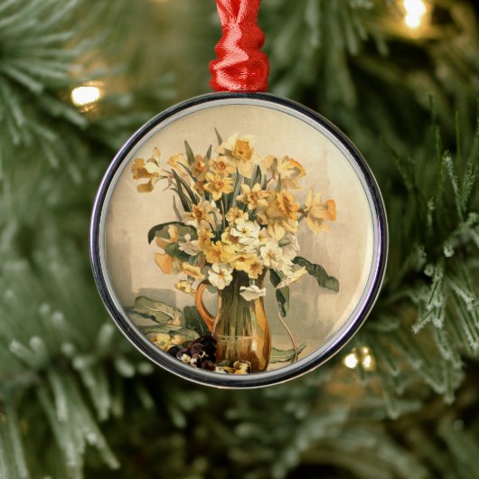 Daffodils, kerstboom metalen ornament (Boom)
