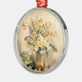 Daffodils, kerstboom metalen ornament (Links)