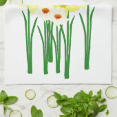 Daffodils keukenhanddoek (Gevouwen)
