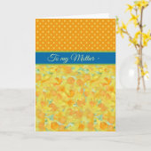 Daffodils, marathday Kaart, voor moeder Kaart (Gele Bloem)