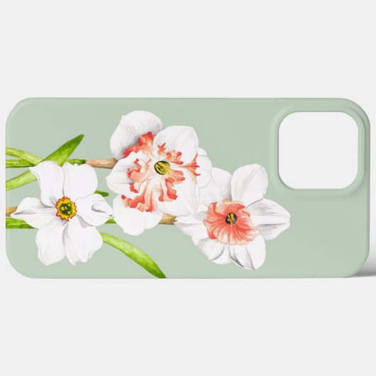Daffodils op een iPhone Case (Achterkant (horizontaal))