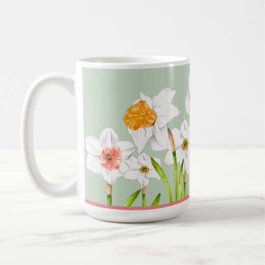 Daffodils op een Mok (15 oz.) (Links)