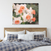 Daffodils Peach Canvas Afdruk (Insitu (Slaapkamer))