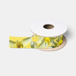 Daffodils Photo Ribbon Satijnen Lint
