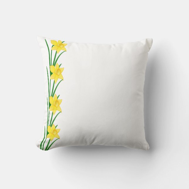 Daffodils Pillow Kussen (Voorkant)