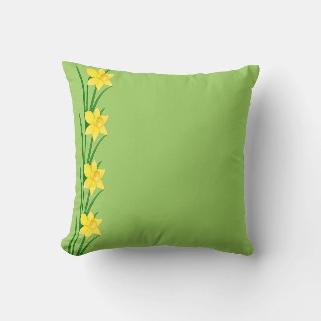Daffodils Pillow Kussen (Voorkant)