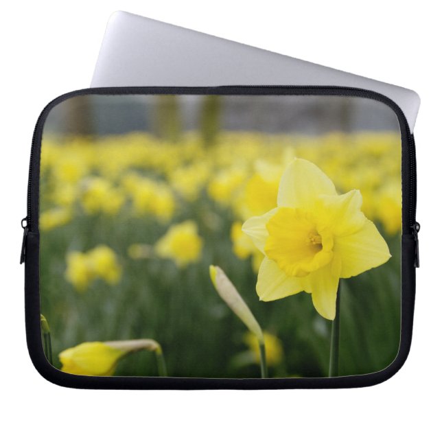 Daffodils (RF) Laptop Sleeve (Voorkant)