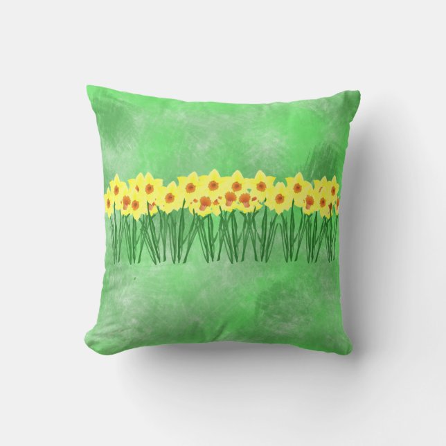 Daffodils Sierkussen (Voorkant)