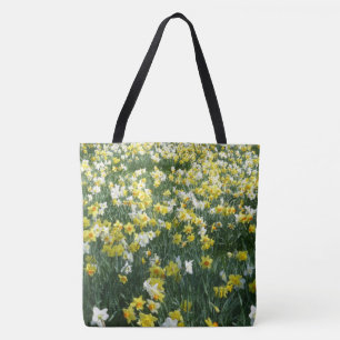 Daffodils Spring Flowers Canvas tas