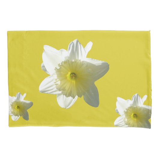 Daffodils Spring Flowers Close-up Pillow Hoesje Kussensloop (Voorkant)