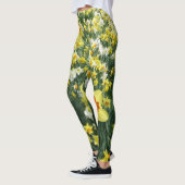 Daffodils Spring Flowers Yellow Oranje Legging (Links)