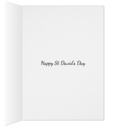 Daffodils St David's Day Persoonlijk (Binnen (Rechts))