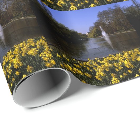 Daffodils St James's Park, Londen Cadeaupapier (Rol Hoek)