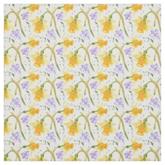Daffodils Stof (Swatch)