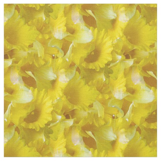 Daffodils Stof (Close Up)
