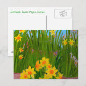Daffodils: Susan Payne-Trutna Briefkaart (Voorkant / Achterkant)