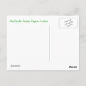 Daffodils: Susan Payne-Trutna Briefkaart (Achterkant)