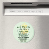 Daffodils Tall en Short Save the Date Magneet (Insitu (Vaatwasser))