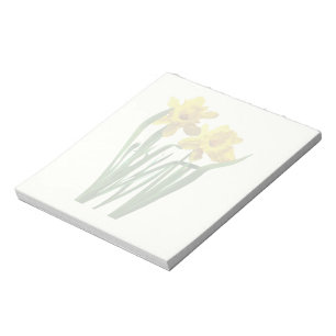 Daffodils ter attentie notitieblok