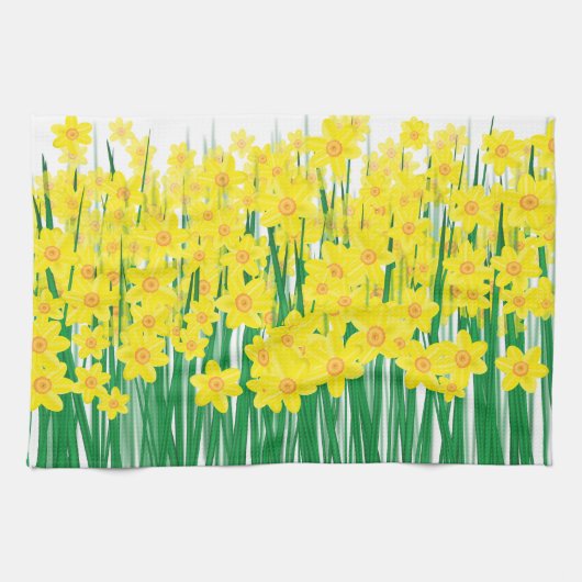 Daffodils. Theedoek (Horizontaal)