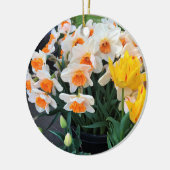 Daffodils & Tulips, Oregon Keramisch Ornament (Links)