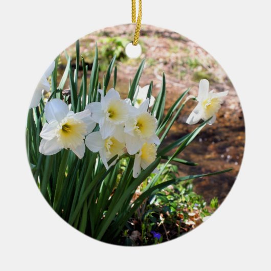 Daffodils van Brook Flower Ornament (Voorkant)