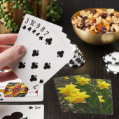 Daffodils voor grootouders pokerkaarten (Insitu)