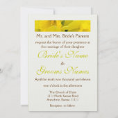 Daffodils Wedding II Kaart (Achterkant)