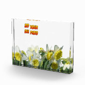 Daffodils Witte en Gele Cust. Fotoblok (Rechts)