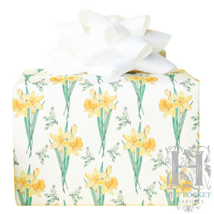 Daffodils wrapppapier cadeaupapier