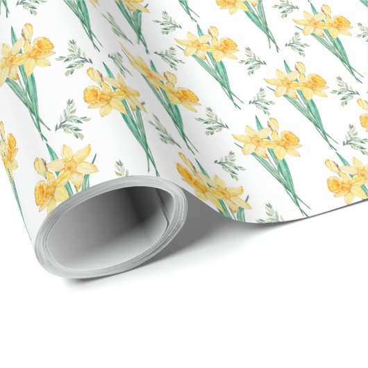 Daffodils wrapppapier cadeaupapier (Rol Hoek)
