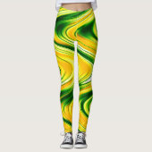 Daffodils zwenken..... leggings (Voorkant)