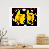 Daffodilspiralen Poster (Keuken)