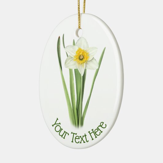 Daffodilventilator Keramisch Ornament (Links)