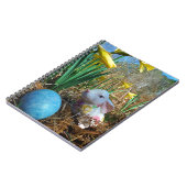 Daffodis en blauw paasei notitieboek (Linkerzijde)