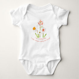Daffodis op een Baby-badpak Romper