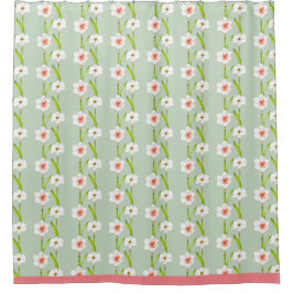 Daffodis op een douchergordijn douchegordijn