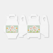 Daffodis op een Gable Favor Box Bedankdoosjes (Uitgevouwen)