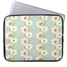Daffodis op een laptophoes laptop sleeve