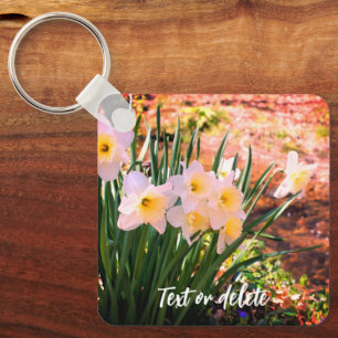 Daffodis van Brook Flower Personalized Sleutelhanger