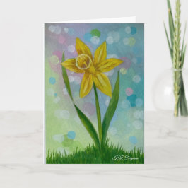 Daffoodil-Wenskaart Kaart