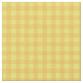 Daffy-down-Dillies Oranje Geel Check Gingham Stof (Close Up)