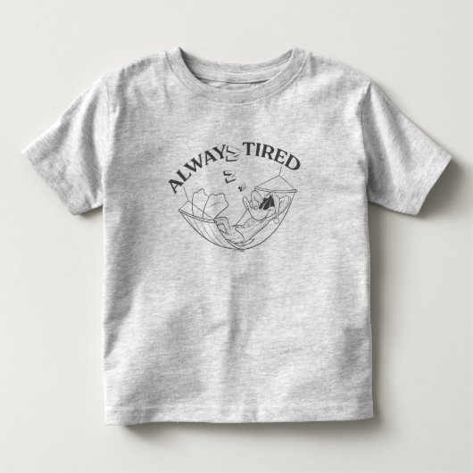 DAFFY DUCK™ Altijd Moe Kinder Shirts (Voorkant)
