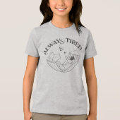 DAFFY DUCK™ Altijd Moe Tri-Blend Shirt (Voorkant)