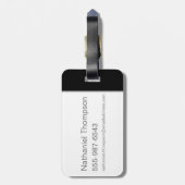 DAFFY DUCK™ Angry Face Bagagelabel (Achterkant verticaal)