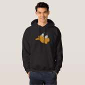 DAFFY DUCK™ Angry Face Hoodie (Voorkant volledig)