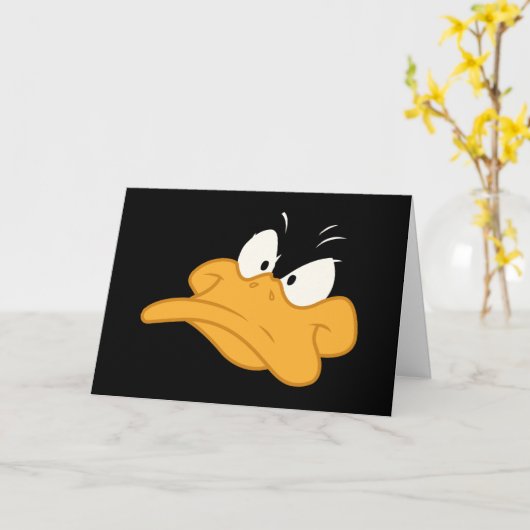 DAFFY DUCK™ Angry Face Kaart (Gele Bloem)